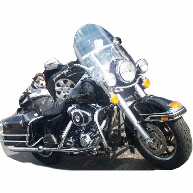 Hog Dog Staand Fotobeeldje (Voorkant)