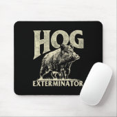 Hog Exterminator - Boar Hunting Wild Hog Hunter Muismat (Met muis)