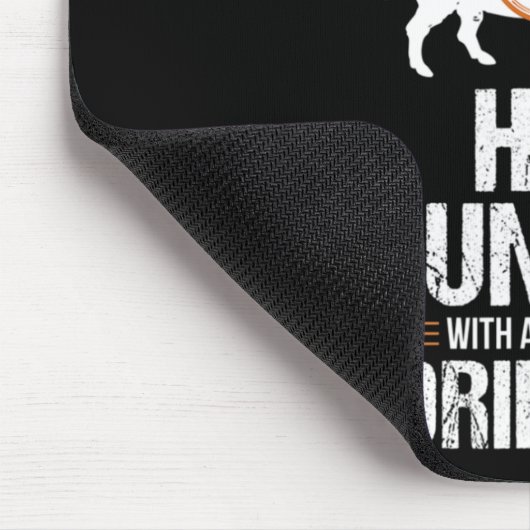 Hog Hunter Pig Gift Weekend Beer Boar Muismat (Hoek)