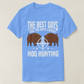 Hog Huntin Boar Pig Hunter Premier T-shirt (Design voorkant)