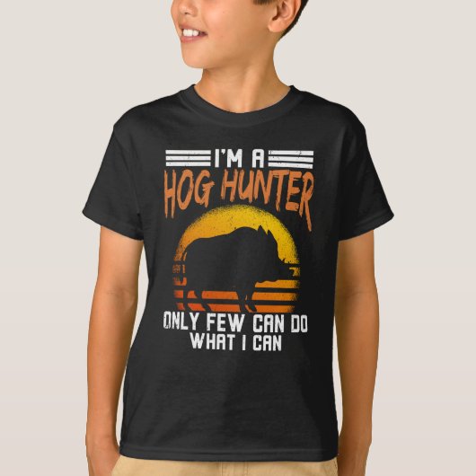 Hog Hunting Boar Hunting T-shirt (Voorkant)