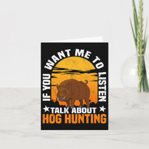 Hog Hunting Boar Pig Hunter 1 Kaart