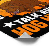 Hog Hunting Boar Pig Hunter 1 Poster (Hoek)