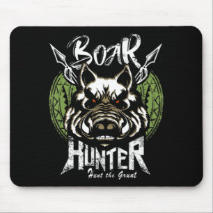 Hog Hunting Fun Boar Hunter Gift Muismat