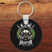 Hog Hunting Fun Boar Hunter Gift Sleutelhanger (Voorkant)