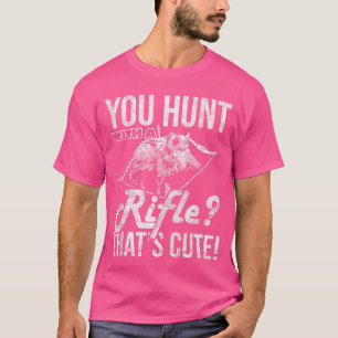 Hog Hunting Hunter Je jaagt met een geweer dat sni T-shirt