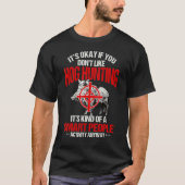 Hog Huntsman Boar Pig Hunter T-shirt (Voorkant)
