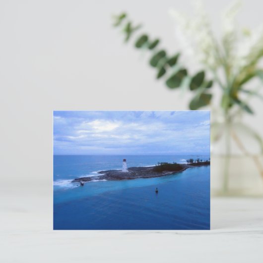 Hog Island Light Briefkaart (Staand voorkant)