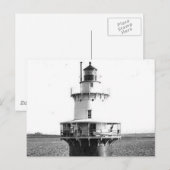Hog Island Shoal Lighthouse Briefkaart (Voorkant / Achterkant)