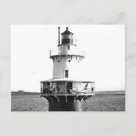 Hog Island Shoal Lighthouse Briefkaart (Voorkant)