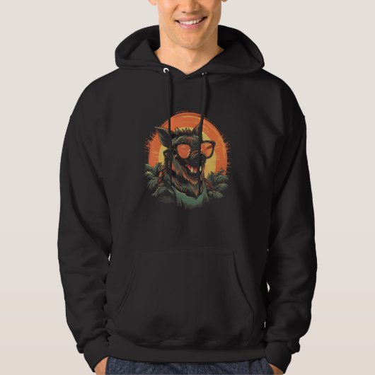 Hog Removal Technician Quote for Wild Hog Hunting  Hoodie (Voorkant)