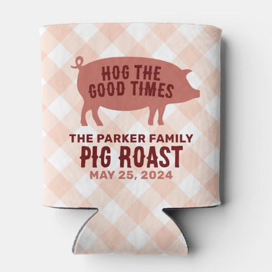 Hog the Good Times Pig Roast Blikjeskoeler (Achterkant)