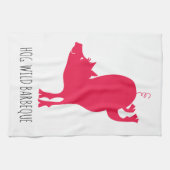Hog Wild Barbeque Keuken Handdoek (Horizontaal)