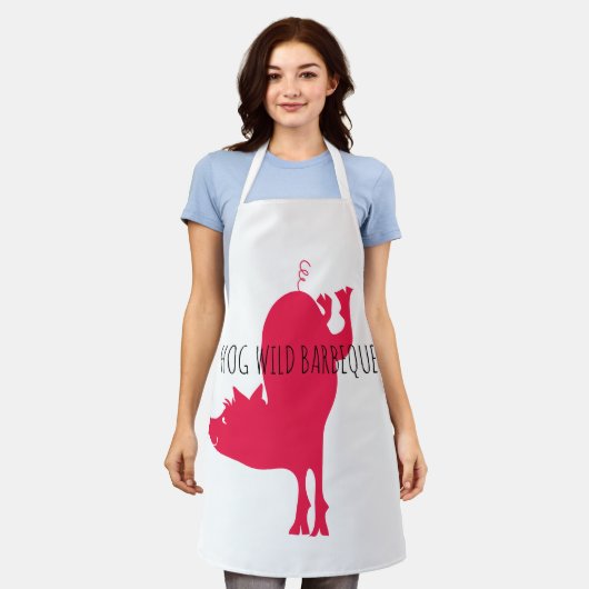 Hog Wild Barbeque Schort (Gedragen)