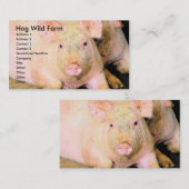 Hog Wild Boerderij Visitekaartje (Voorkant / Achterkant)