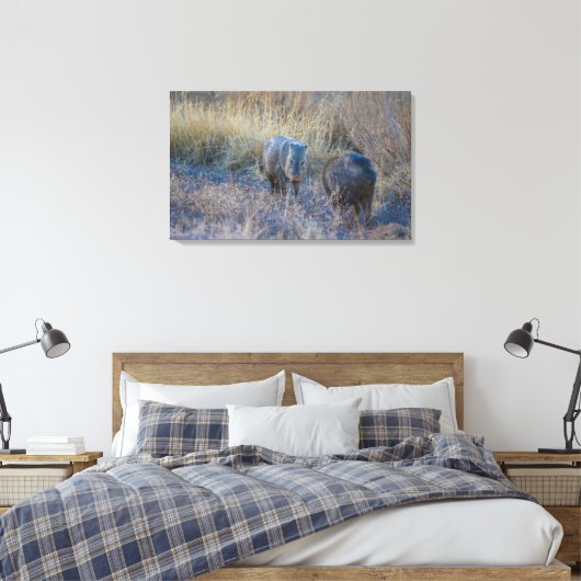 Hog Wild Canvas Afdruk (Insitu (Slaapkamer))
