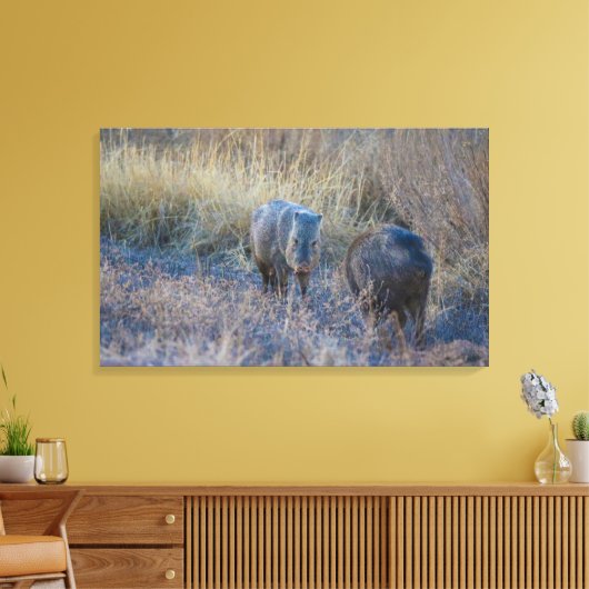 Hog Wild Canvas Afdruk (Insitu (Woonkamer))