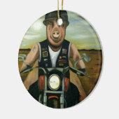 Hog Wild Keramisch Ornament (Links)