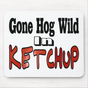 Hog Wild Ketchup Muismat