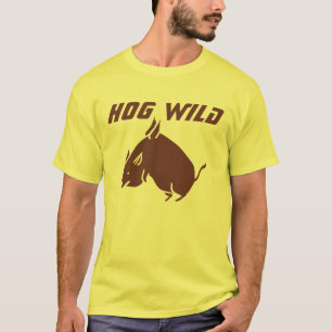 HOG WILD Mannen Mode T-shirt