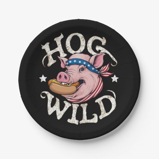 Hog Wild Papieren Bordje (Voorkant)