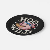 Hog Wild Papieren Bordje (Gekanteld)