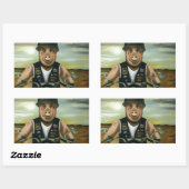 Hog Wild Rechthoekige Sticker (Vel)