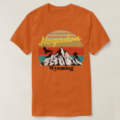 Hogadon Basin ski Wyoming T-shirt (Design voorkant)