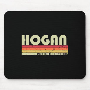 Hogan achternaam Funny Retro Vintage jaren 80 jare Muismat