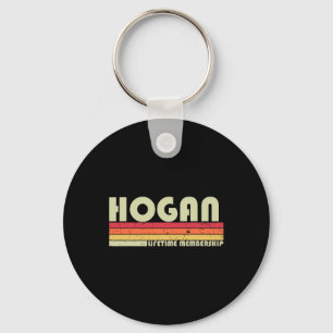 Hogan achternaam Funny Retro Vintage jaren 80 jare Sleutelhanger