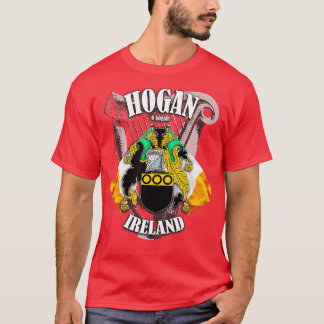 Hogan familienaam Engels en Iers T-shirt