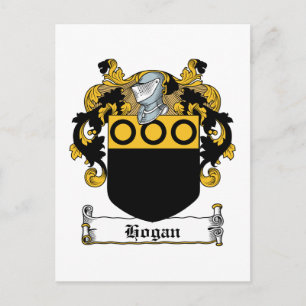 Hogan Family Crest Briefkaart
