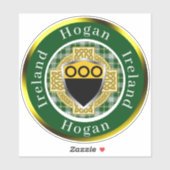 Hogan Shield & Keltisch Kruis gepersonaliseerd Sticker (Vel)