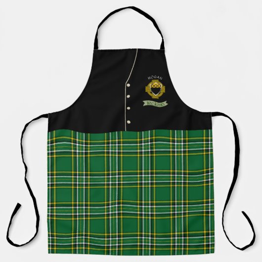 Hogan Shield & Tartan Gepersonaliseerde Kilt Schort (Voorkant)