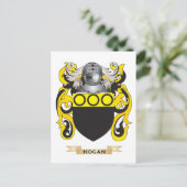 Hogan wapen (familiewapen) briefkaart (Staand voorkant)