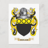 Hogan wapen (familiewapen) briefkaart (Voorkant)