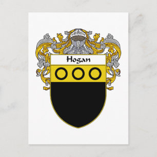 Hogan Wapen (Mantled) Briefkaart