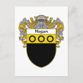 Hogan Wapen (Mantled) Briefkaart (Voorkant)