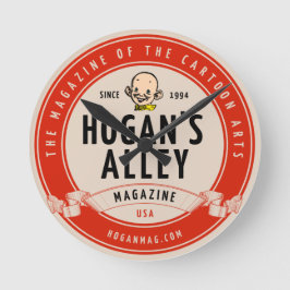 "Hogan's Alley" -stijl Logo wandklok