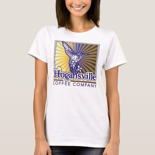 Hogansville Coffee Damespaghetti Strap T-shirt (Voorkant)