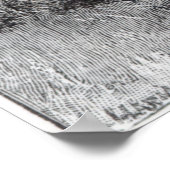 Hogarth's tomb in Chiswick Churchyard Poster (Hoek)