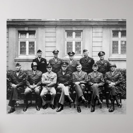 Hoge Amerikaanse militaire functionarissen uit de  Poster (Voorkant)