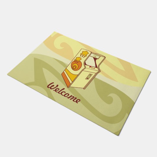 Hoge arcade game console deurmat (Schuin)