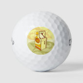 Hoge arcadespelconsole golfballen (Voorkant)