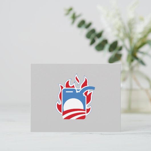 HOGE BARACKTANE BRIEFKAART (Staand voorkant)
