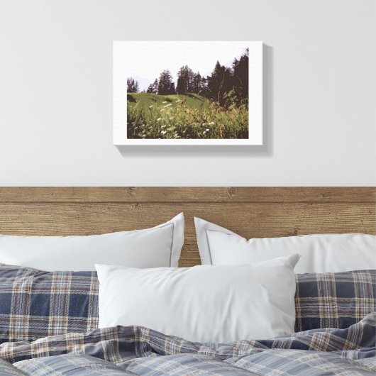 Hoge Berg Paradijs canvas print (Insitu (Slaapkamer))