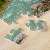 Hoge berg rivieren Pakistan. Legpuzzel (Zijkant)