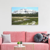Hoge Bergstroom I Canvas Afdruk (Insitu (Woonkamer))