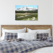 Hoge Bergstroom I Canvas Afdruk (Insitu (Slaapkamer))