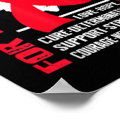 HOGE BLOEDDRUK BEWUSTMAKING VOOR mijn vader Poster (Hoek)